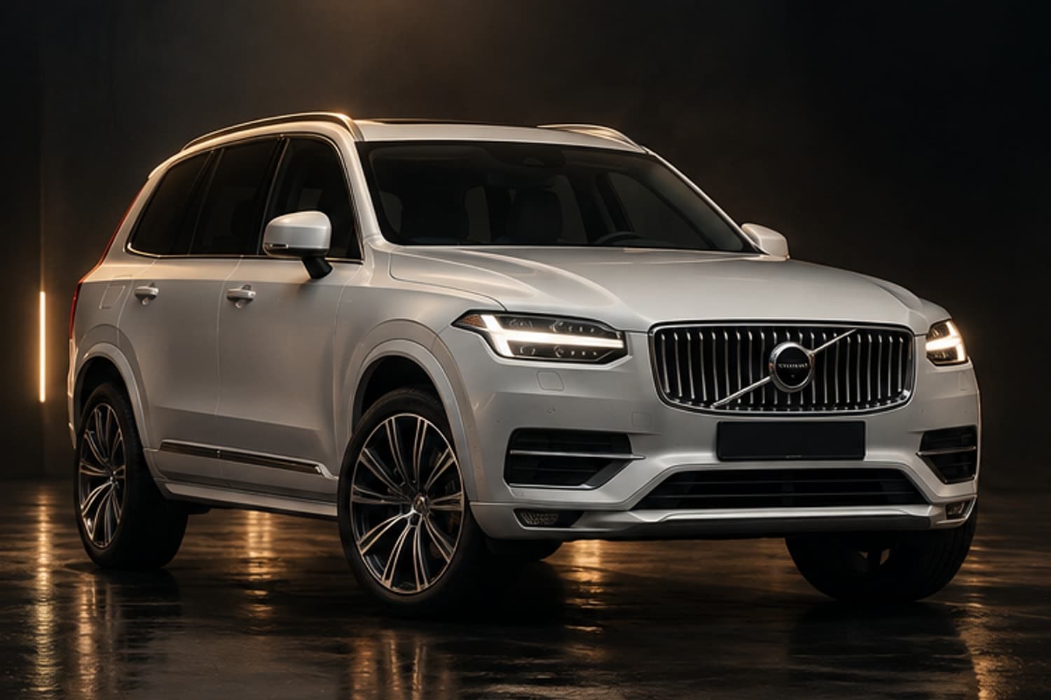 Volvo XC90 — front three-quarter studio view