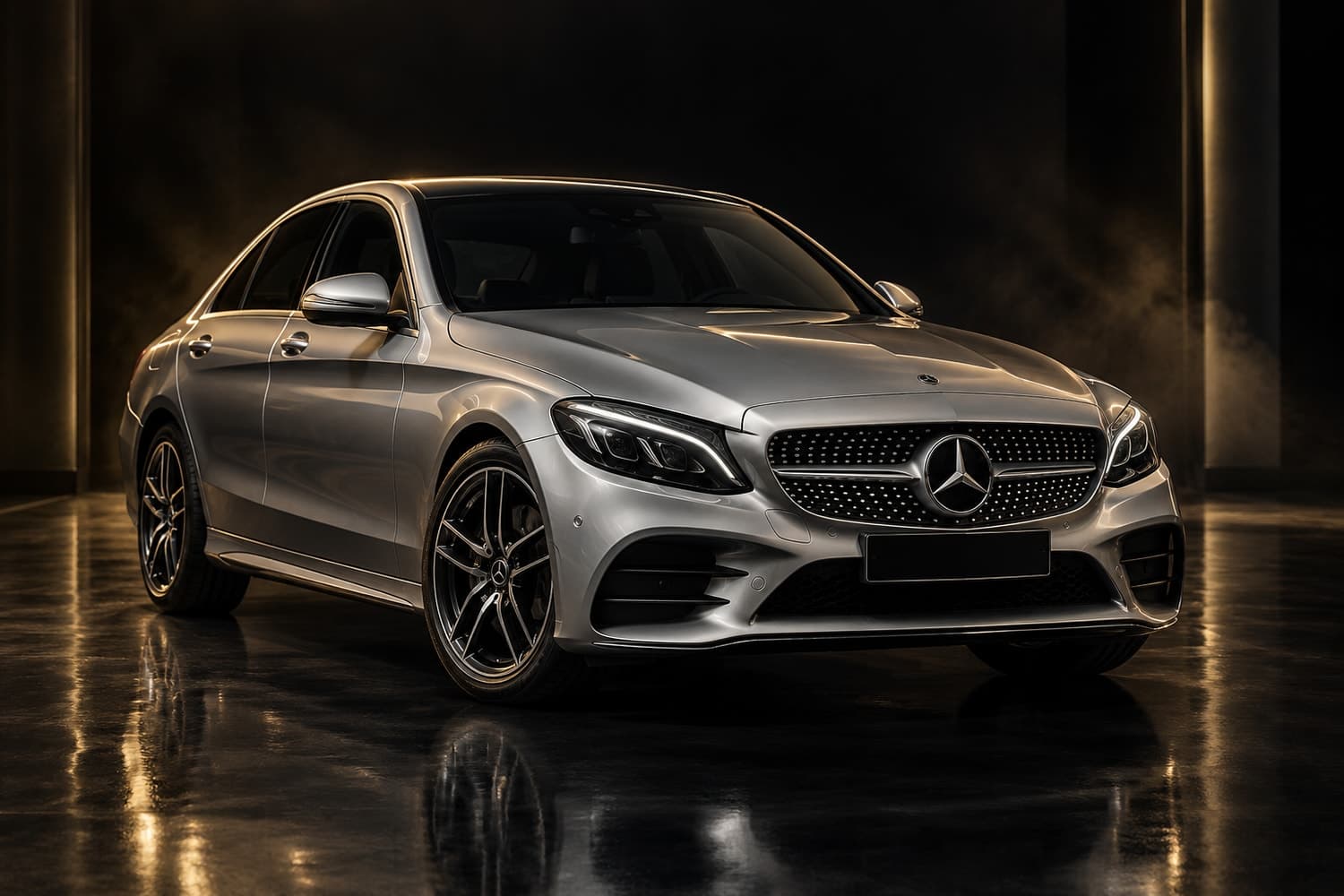 Mercedes-Benz C 220d in High-Tech Silver